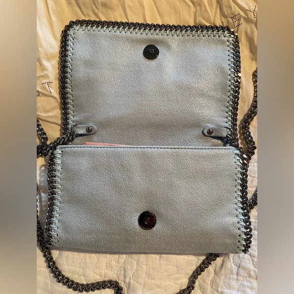 ✨Host Pick ✨CTELLA MCCARTNEY Shaggy Deer Falabella Crossbody Bag Duck Blue - Picture 16 of 16